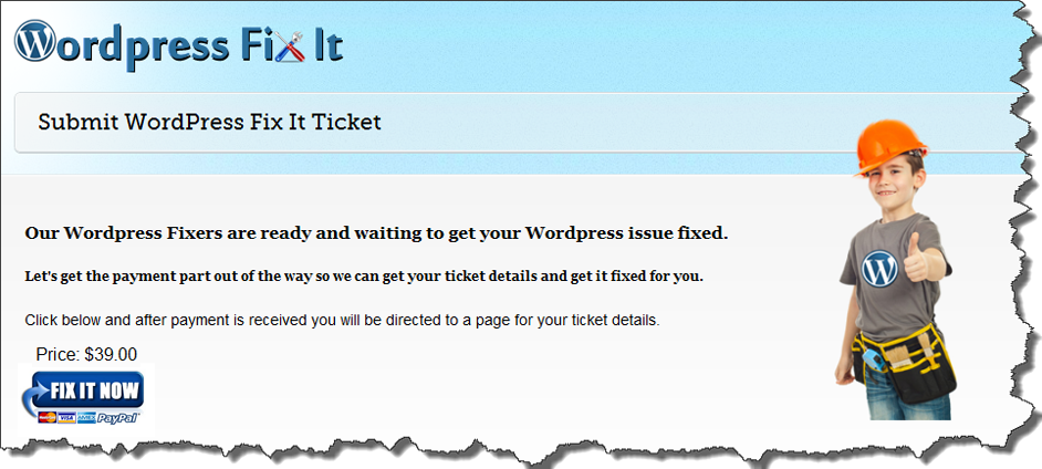 Fix Your WordPress Issue NOW! Fix Your WordPress Issue NOW!
