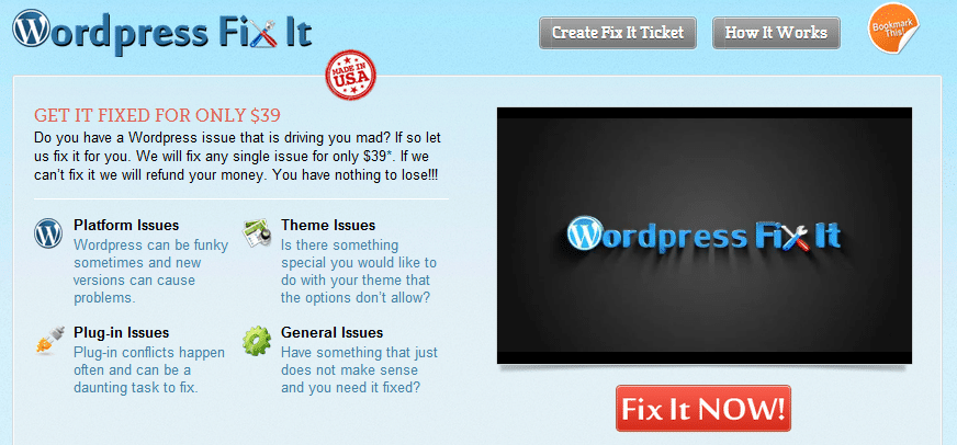 Wordpress Support Made Easier – New Design