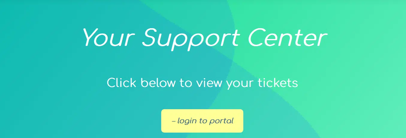 Support Portal